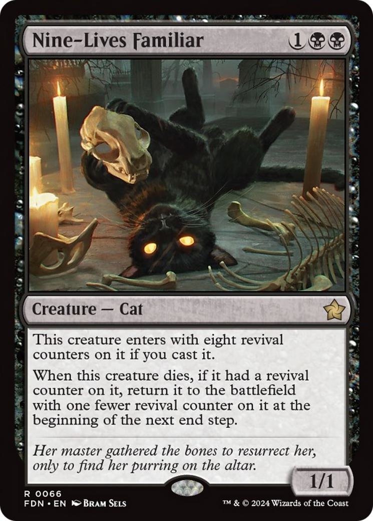 Nine-Lives Familiar [66] [Foundations] [Non-Foil]