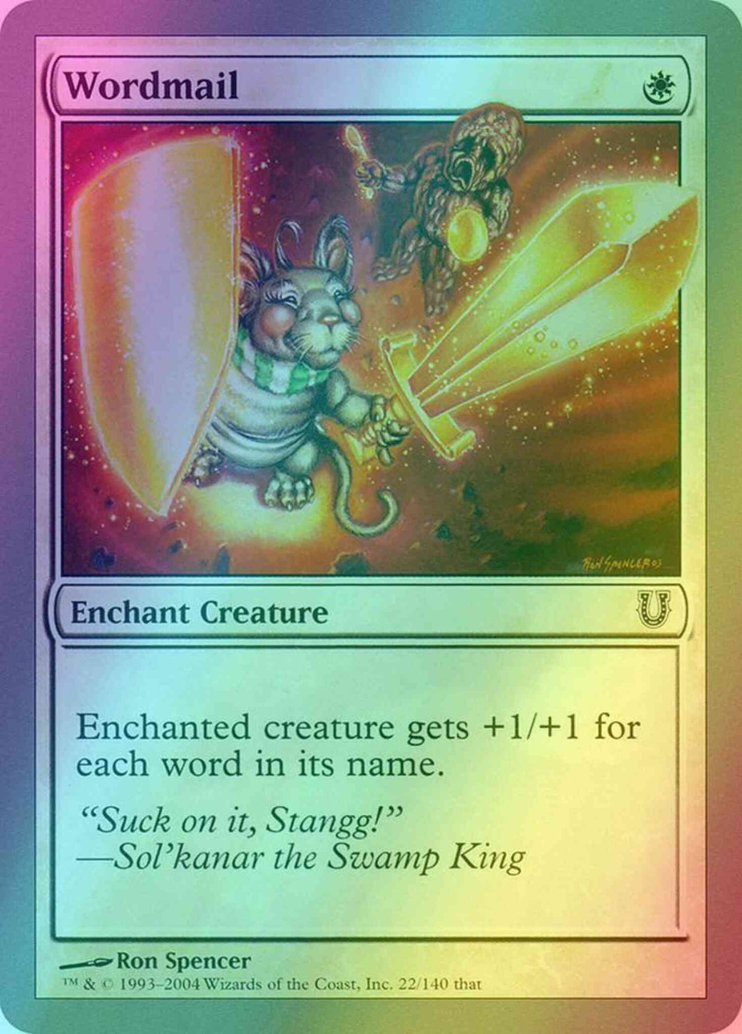 Wordmail [22] [Unhinged] [Foil]