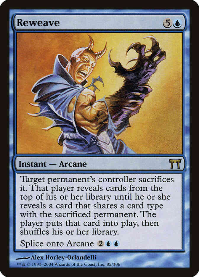 Reweave [82] [Champions of Kamigawa] [Non-Foil]
