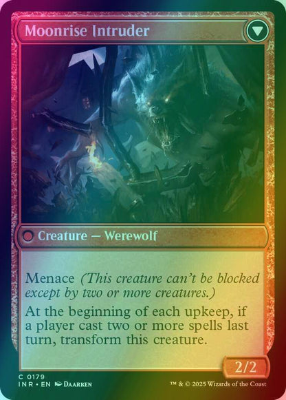 Village Messenger // Moonrise Intruder [179] [Innistrad Remastered] [Foil]