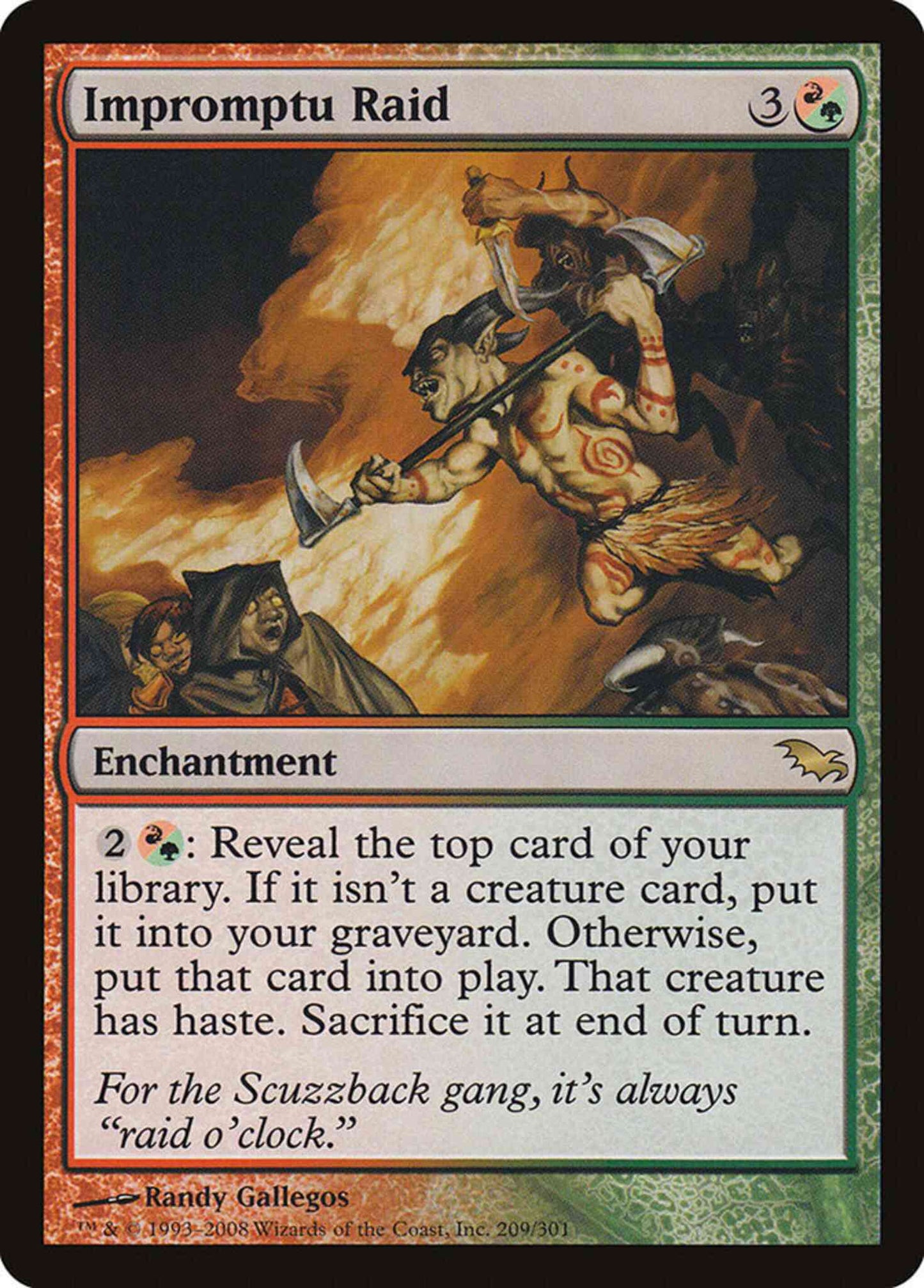 Impromptu Raid [209] [Shadowmoor] [Non-Foil]
