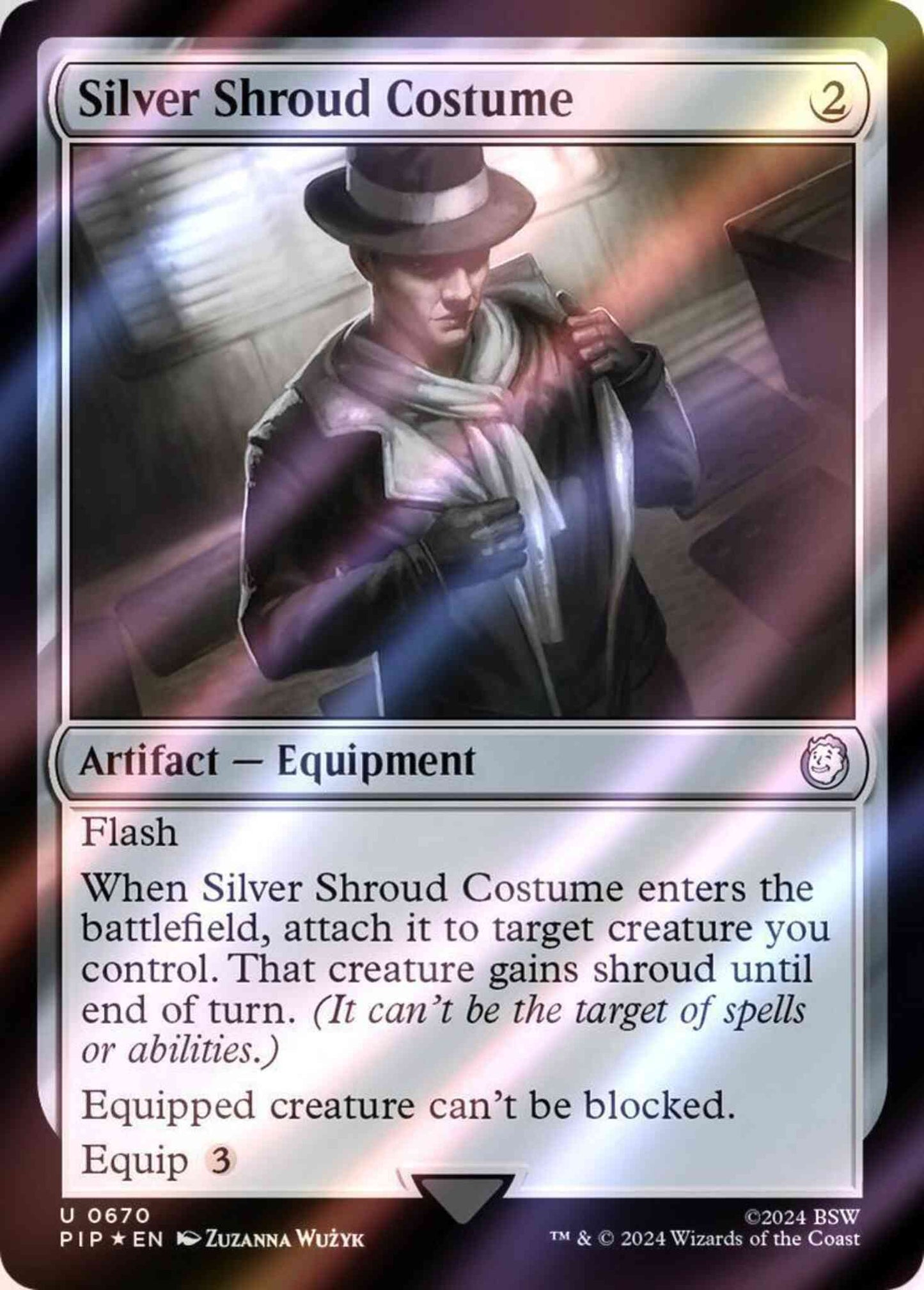 Silver Shroud Costume [670] [Fallout] [Surge Foil]