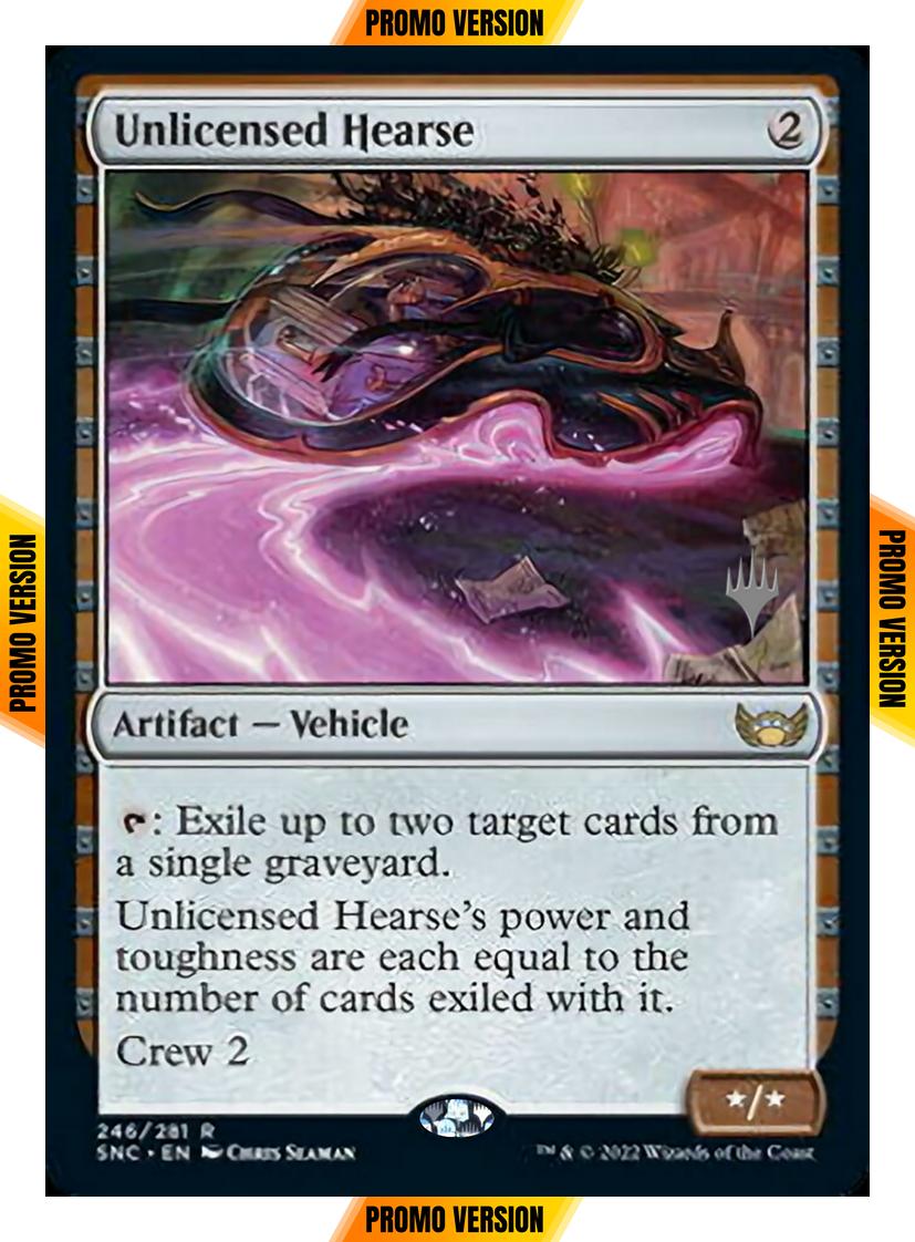 Unlicensed Hearse [Promo Pack] [246p] [Streets of New Capenna: Promos] [Non-Foil]