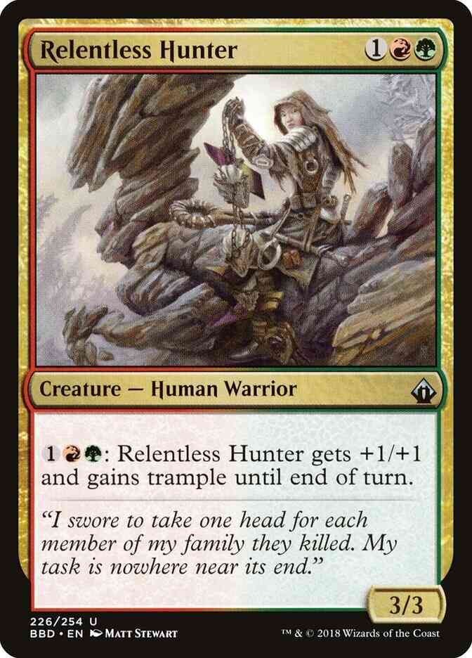 Relentless Hunter [226] [Battlebond] [Non-Foil]