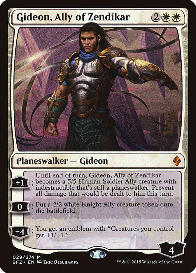 Gideon, Ally of Zendikar [29] [Battle for Zendikar] [Non-Foil]