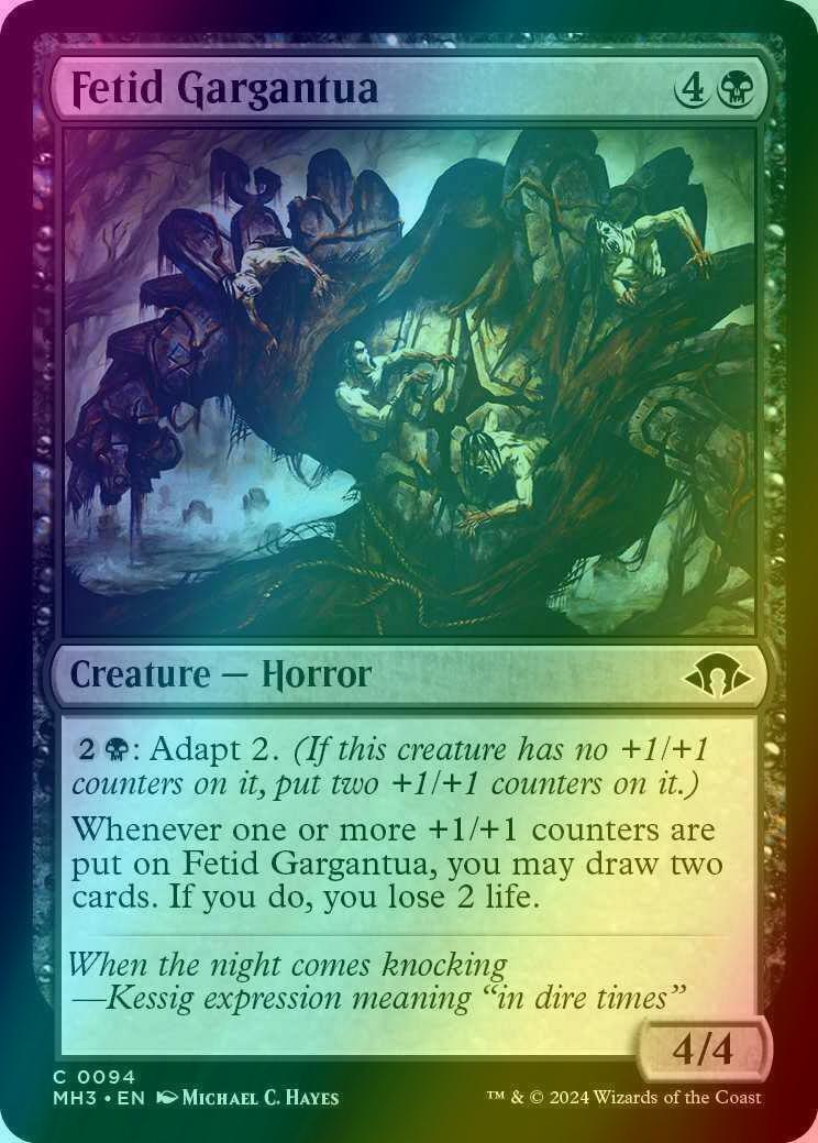 Fetid Gargantua [94] [Modern Horizons 3] [Foil]