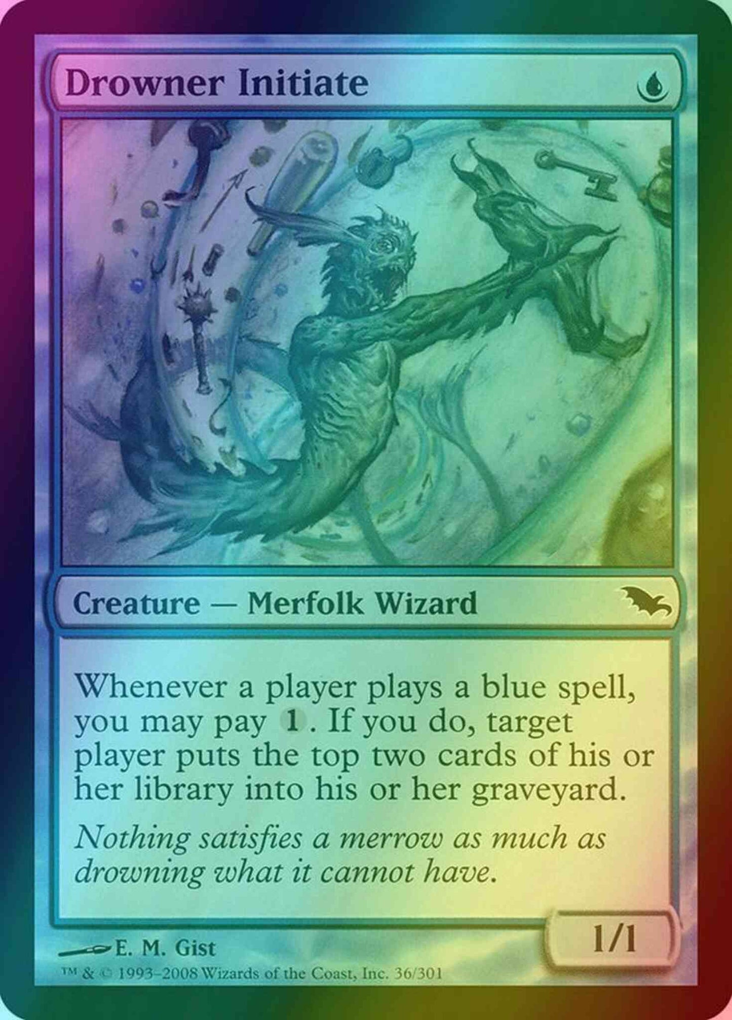 Drowner Initiate [36] [Shadowmoor] [Foil]