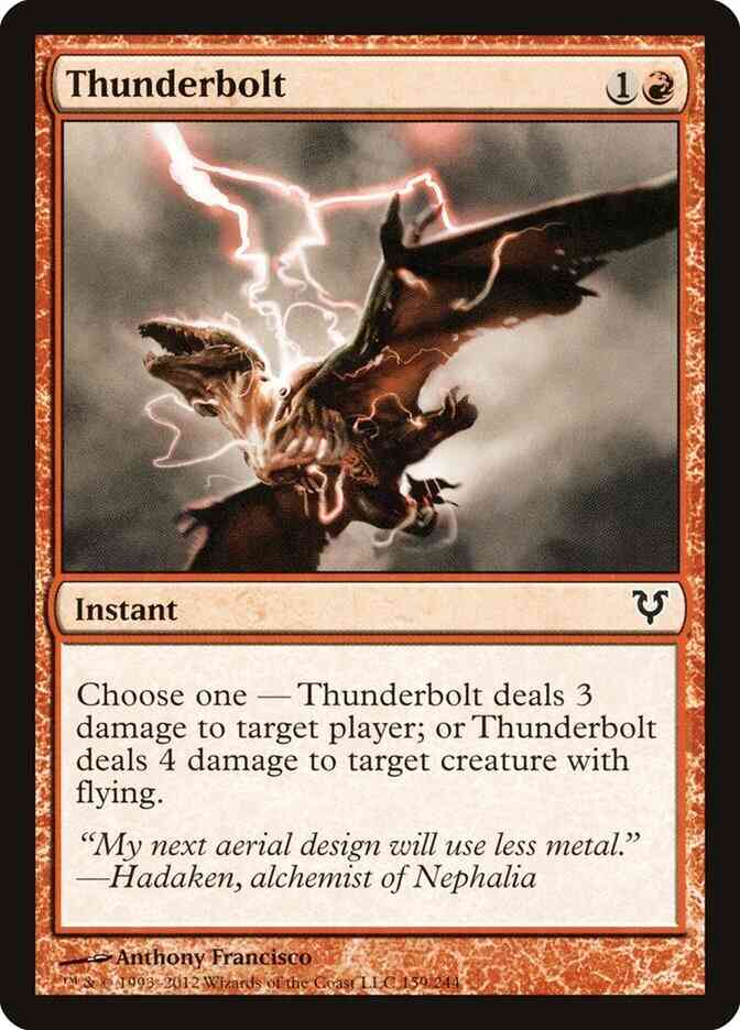 Thunderbolt [159] [Avacyn Restored] [Non-Foil]