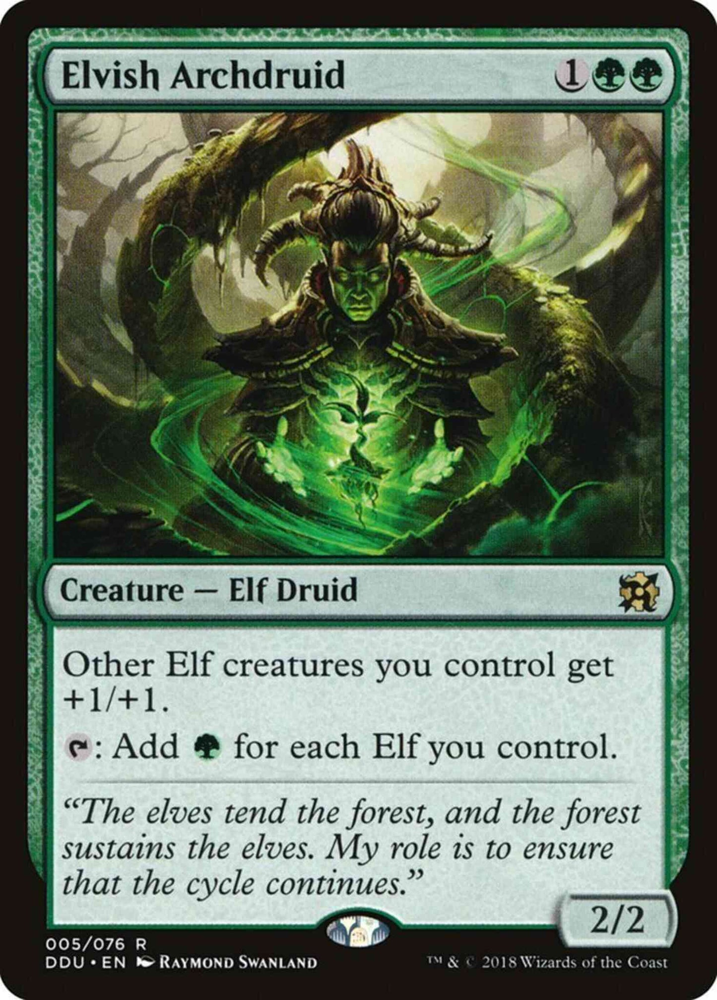 Elvish Archdruid [5] [Duel Decks Elves vs Inventors] [Non-Foil]