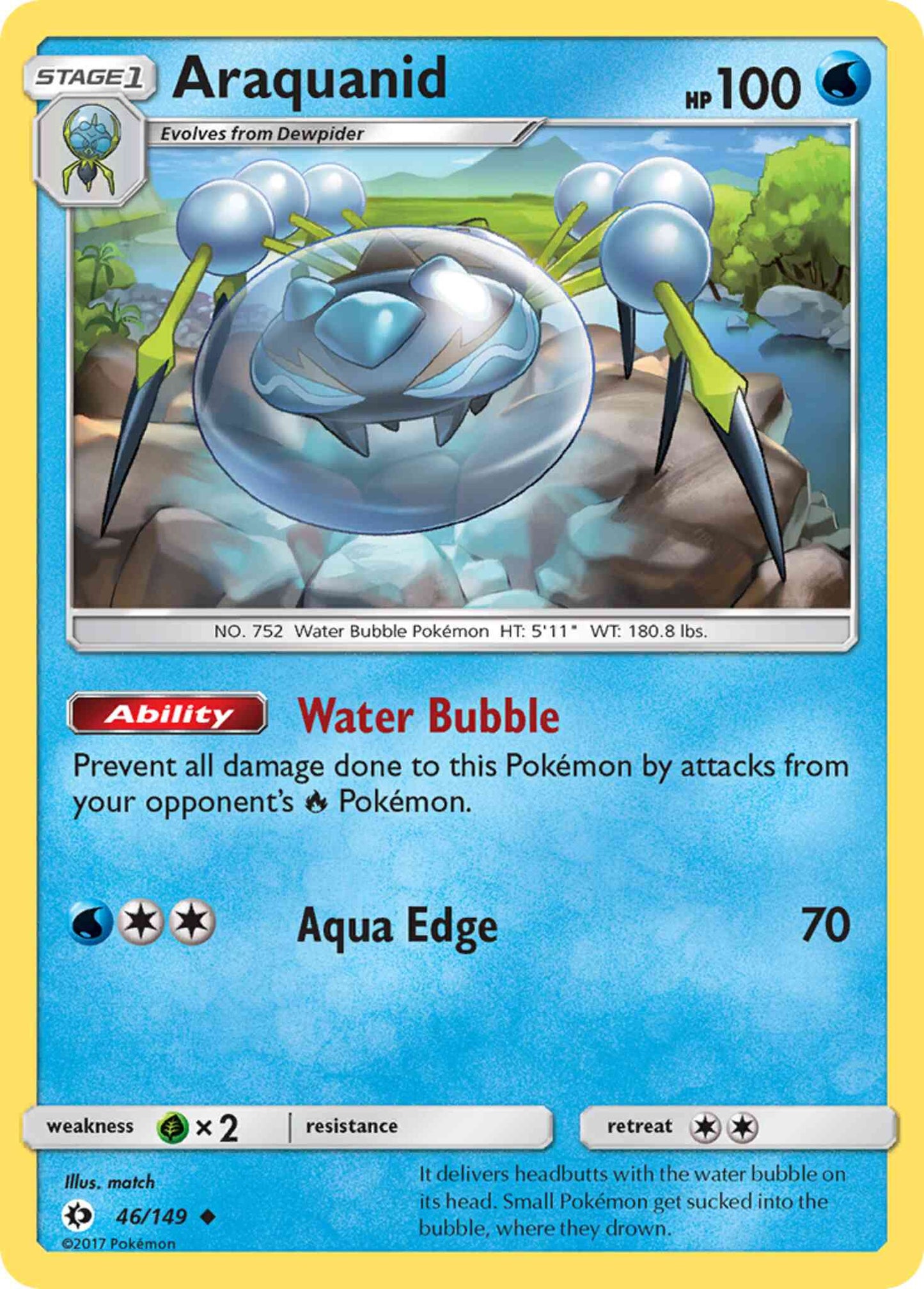 Araquanid - 46/149 - Uncommon [sm1-46] [Reverse Holo]