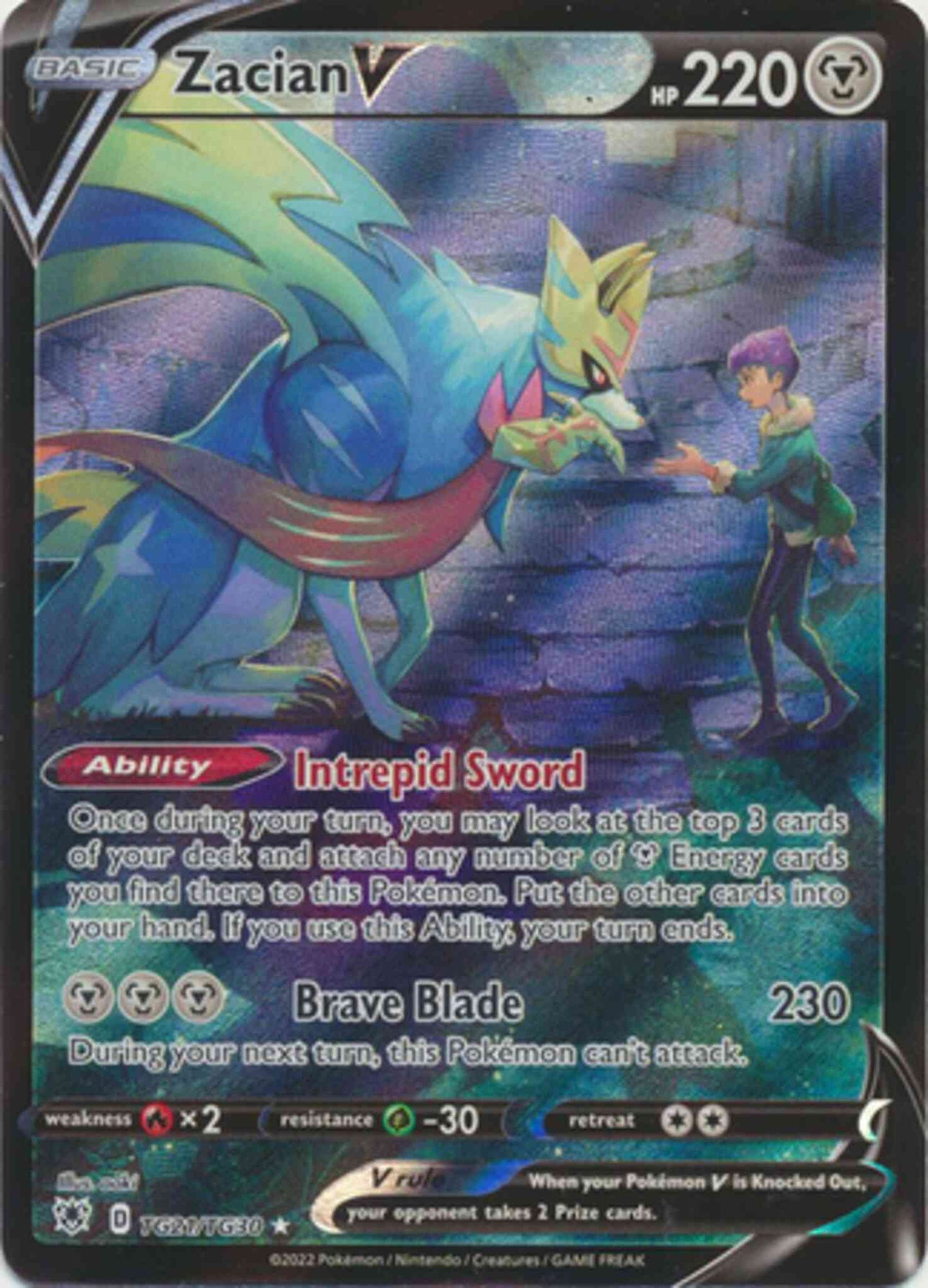 Zacian V - TG21/TG30 - Rare Ultra [swsh10tg-TG21] [Ultra]