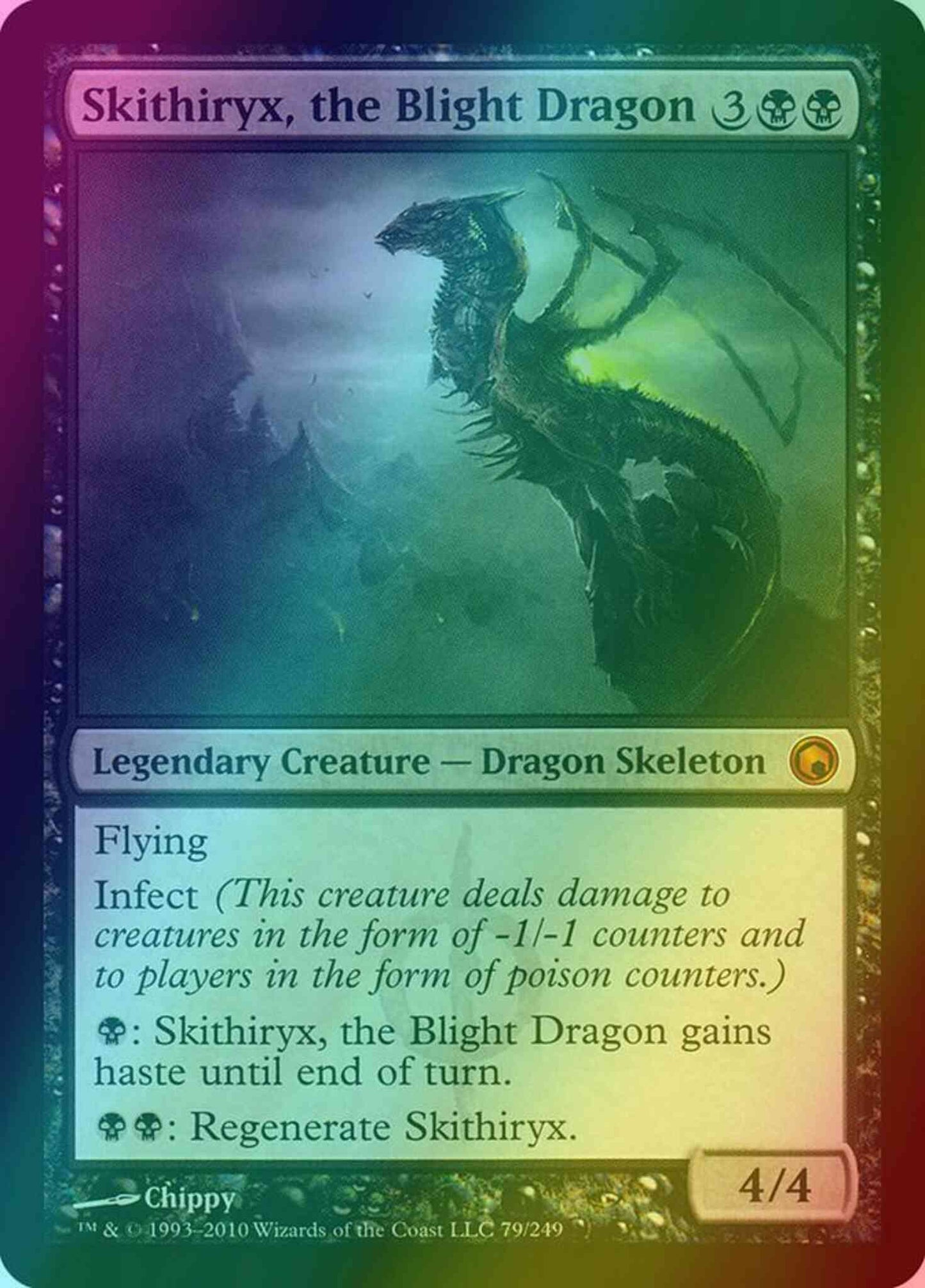 Skithiryx, the Blight Dragon [79] [Scars Of Mirrodin] [Foil]