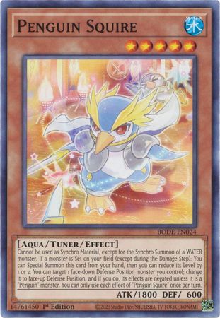Penguin Squire - BODE-EN024 - Common - 1st Edition