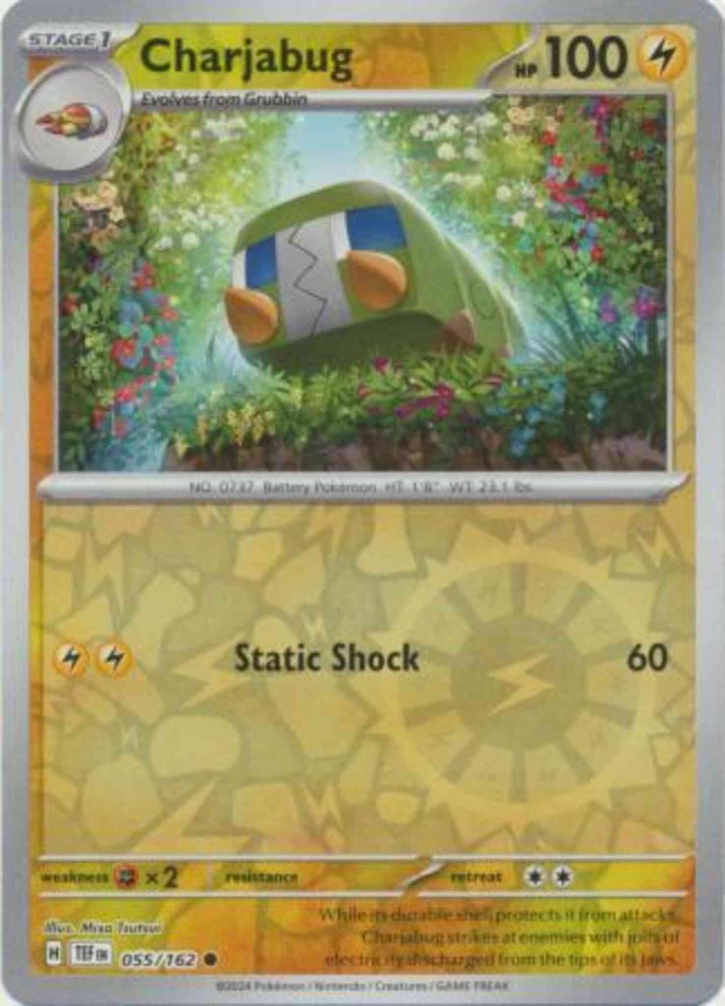 Charjabug - 055/162 - Common [sv05-055] [Reverse Holo]