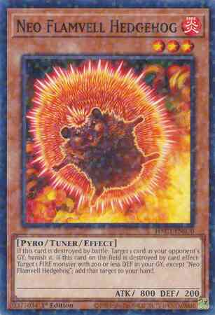 Neo Flamvell Hedgehog - HAC1-EN070 - Duel Terminal Normal Parallel Rare - 1st Edition