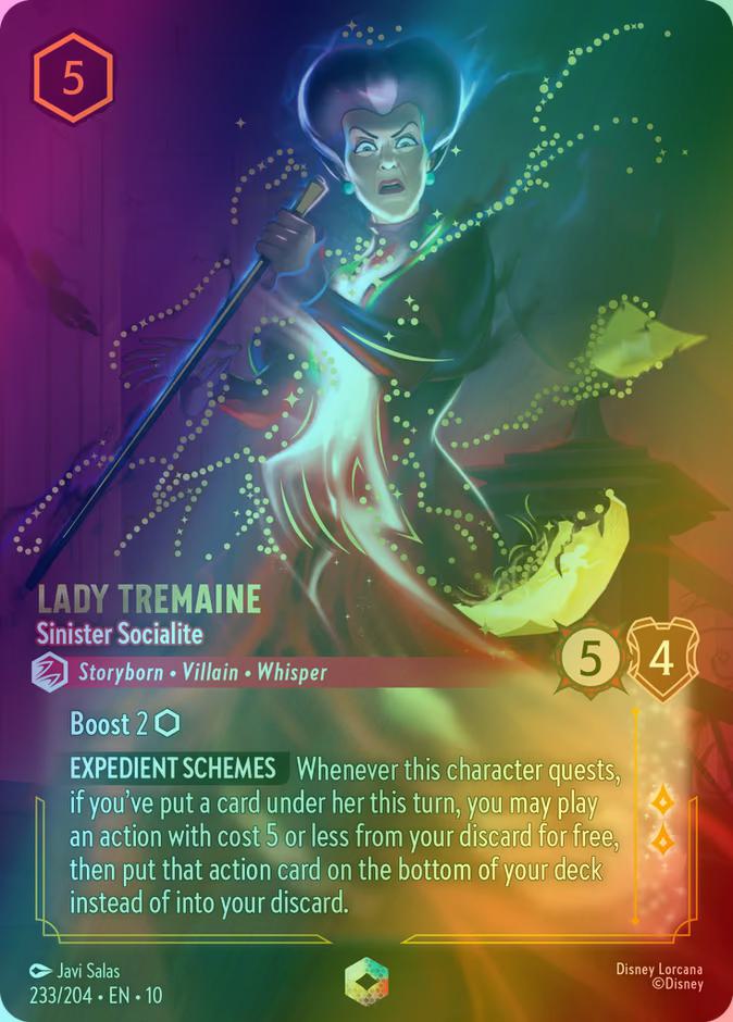 Lady Tremaine - Sinister Socialite (Enchanted) - 233/204 [Whispers in the Well] [Holofoil]