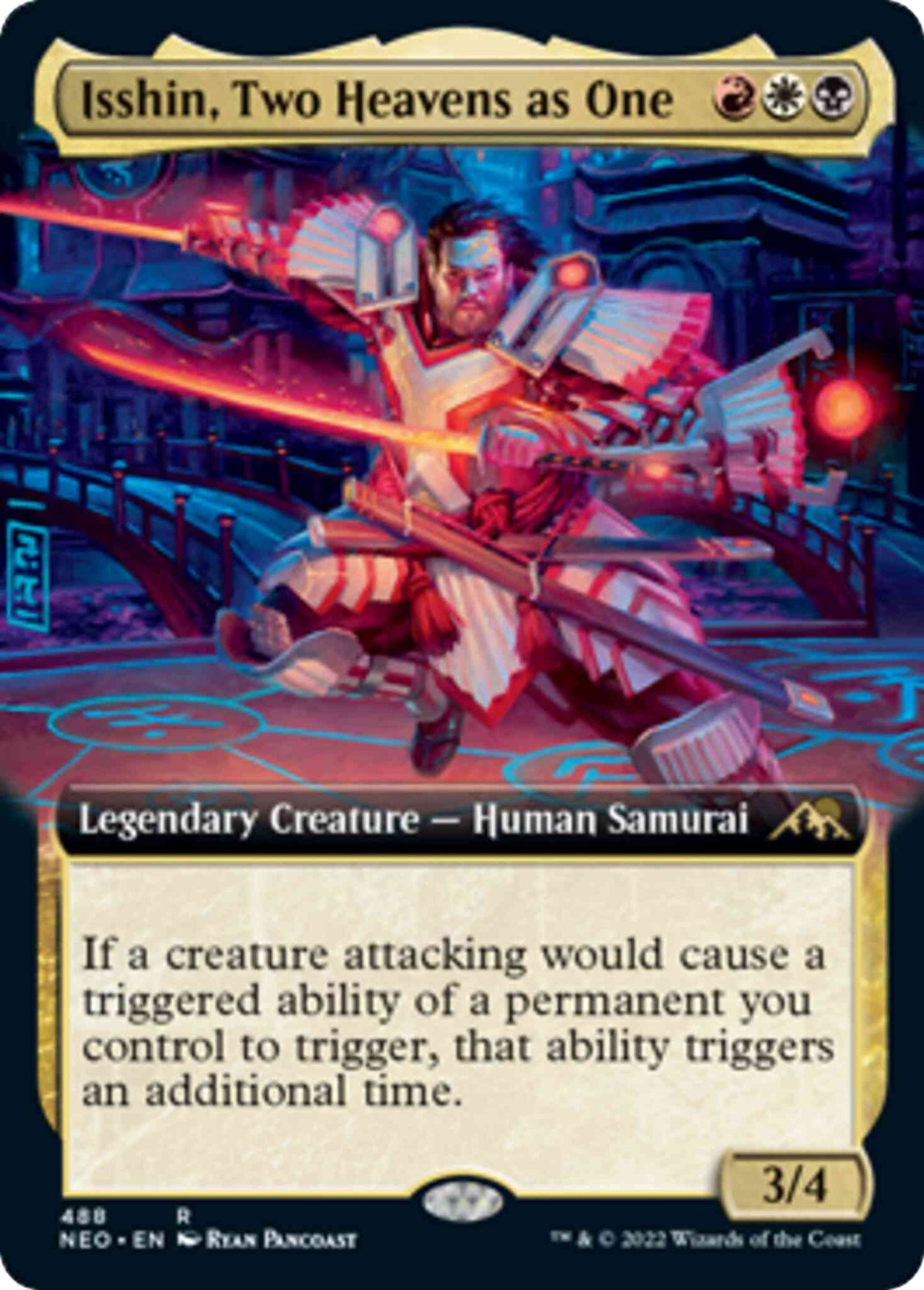 Isshin, Two Heavens as One [488] [Extended Art] [Kamigawa: Neon Dynasty] [Non-Foil]