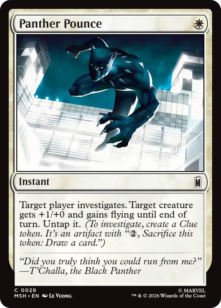 Panther Pounce [29] [Marvel Super Heroes] [Non-Foil]