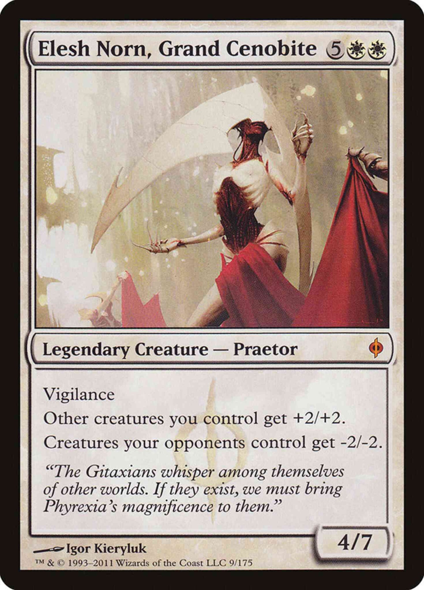Elesh Norn, Grand Cenobite [9] [New Phyrexia] [Non-Foil]