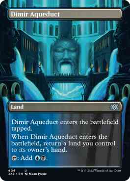 Dimir Aqueduct [404] [Borderless] [Double Masters 2022] [Non-Foil]