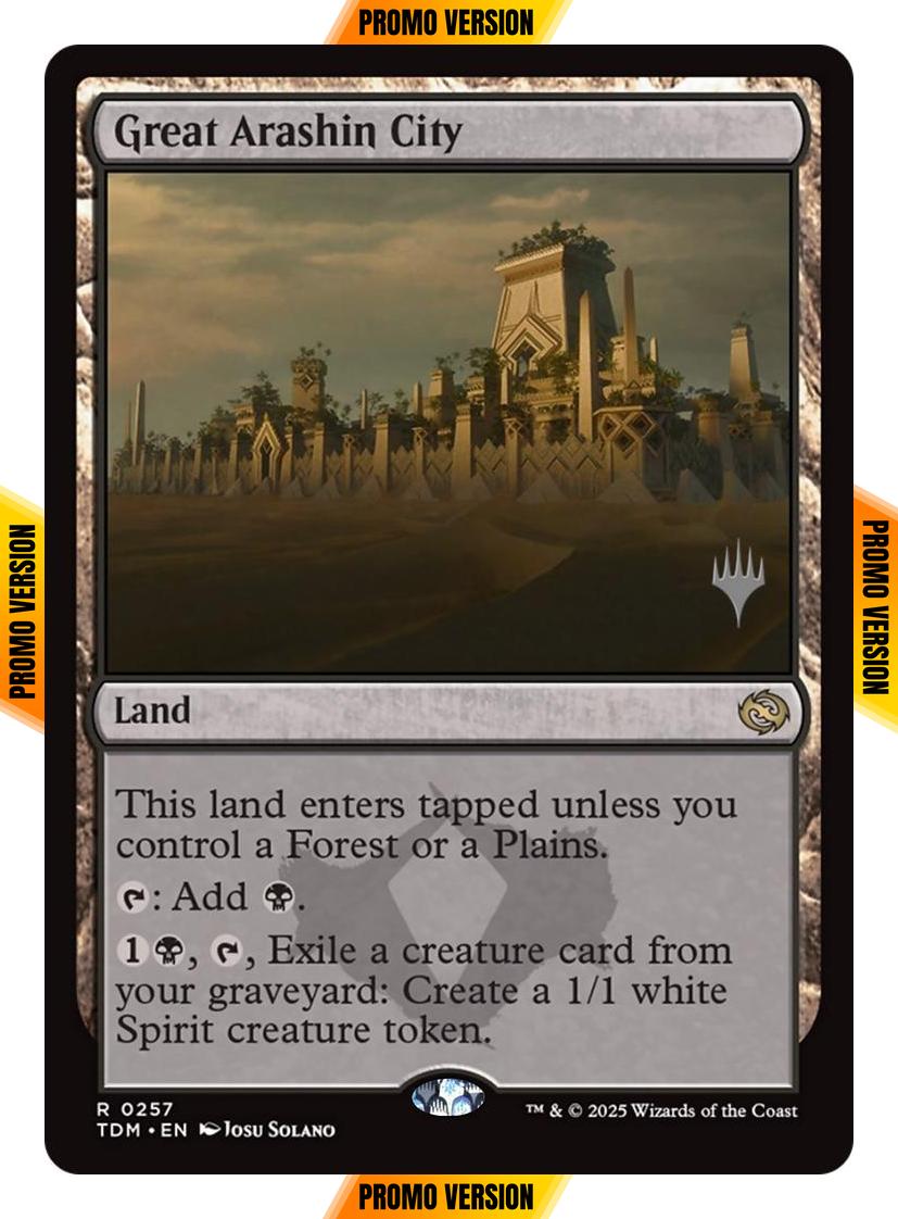 Great Arashin City [257p] [Promo Pack] [Tarkir: Dragonstorm: Promos] [Non-Foil]