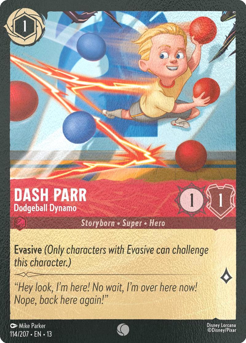 Dash Parr - Dodgeball Dynamo - 114/204 [Attack of the Vine!] [Cold Foil]