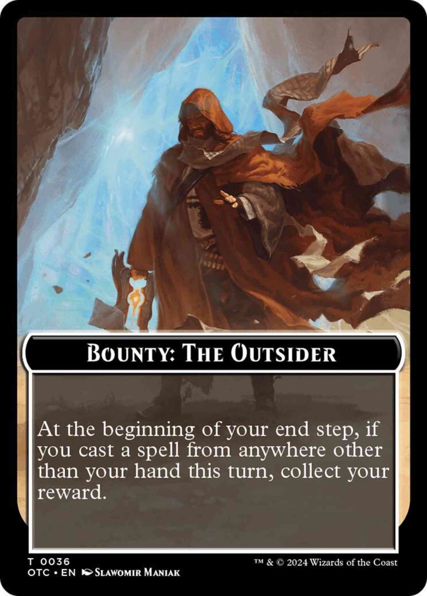Bounty: The Outsider Token [36] [Outlaws of Thunder Junction: Commander: Tokens] [Non-Foil]
