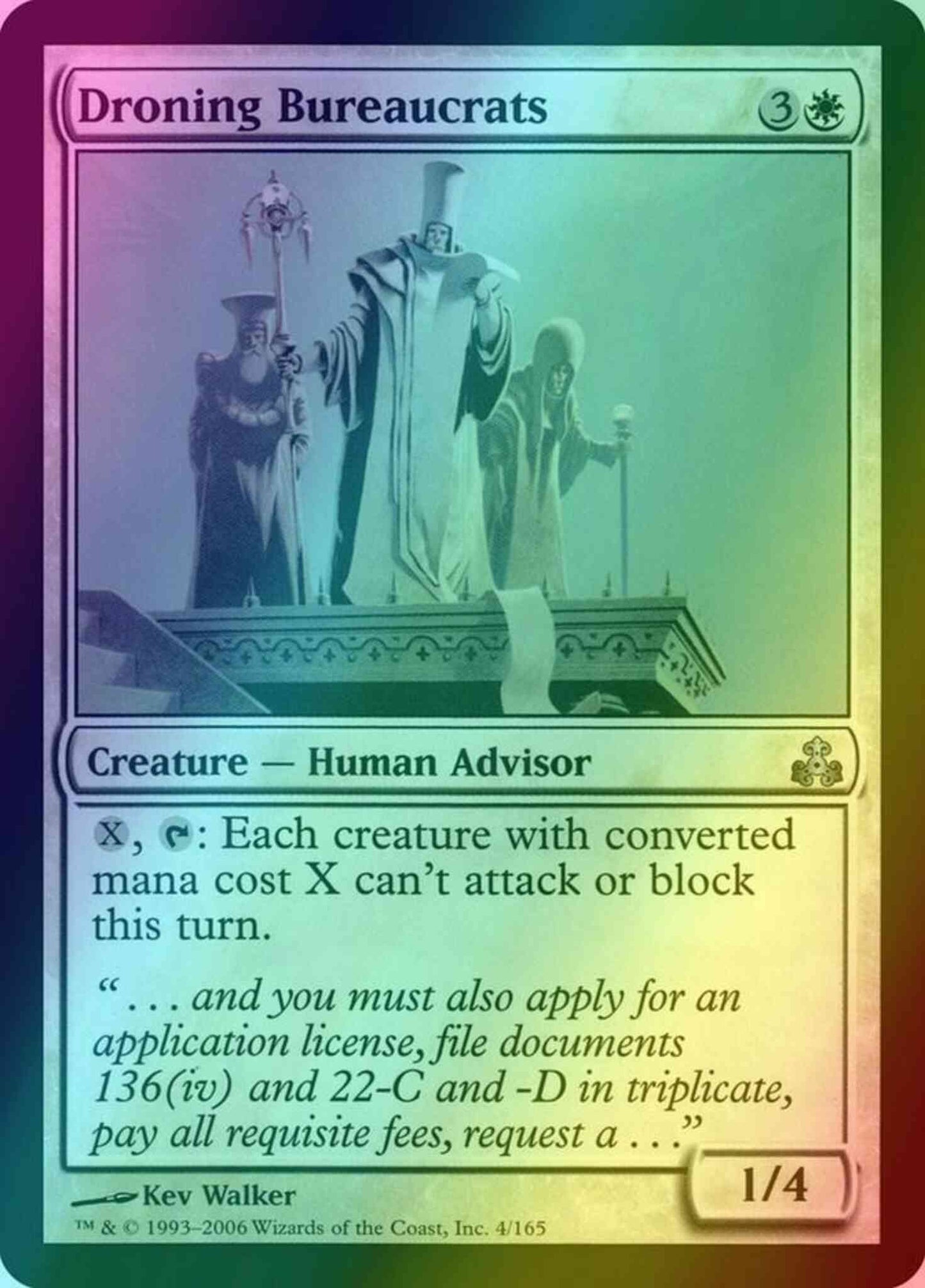 Droning Bureaucrats [4] [Guildpact] [Foil]