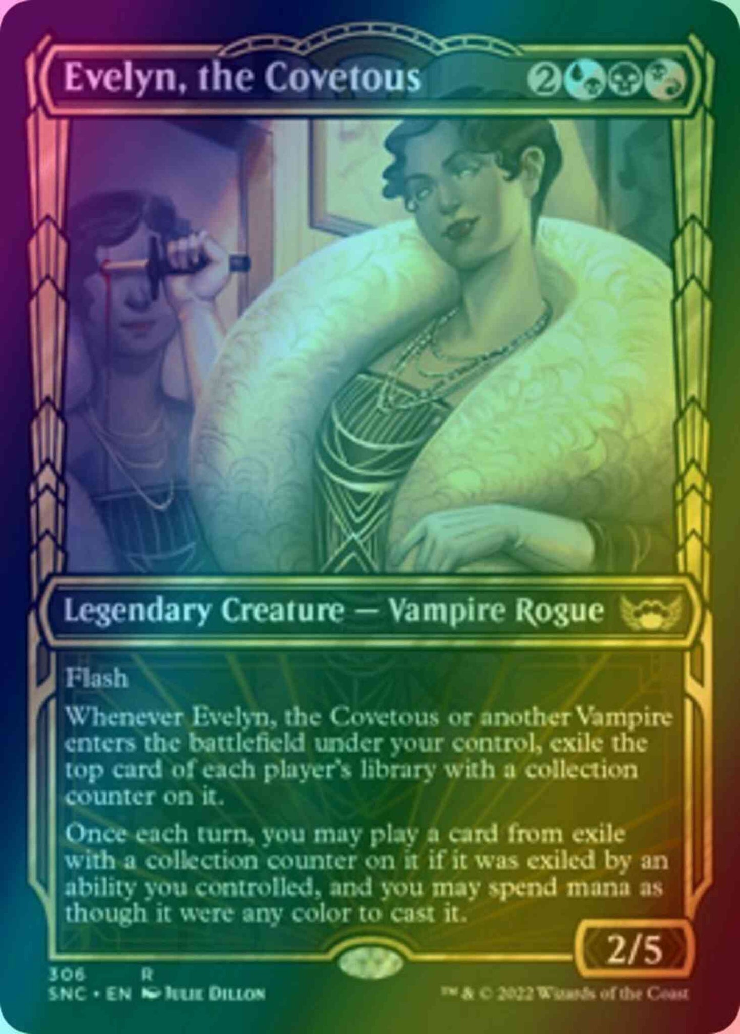 Evelyn, the Covetous [306] [Golden Age Showcase] [Streets of New Capenna] [Foil]