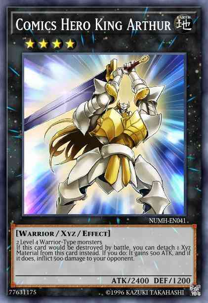 Comics Hero King Arthur - NUMH-EN041 - Secret Rare - 1st Edition