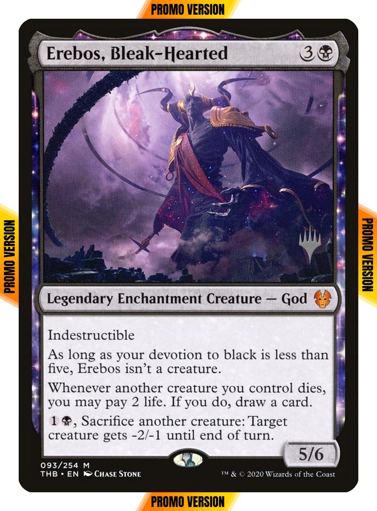 Erebos, Bleak-Hearted [93p] [Promo Pack] [Theros Beyond Death Promos] [Non-Foil]