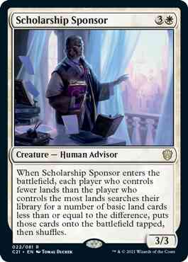 Scholarship Sponsor [22] [Commander 2021] [Non-Foil]