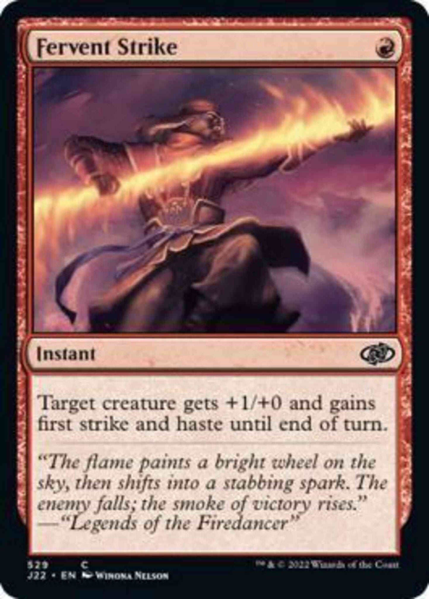 Fervent Strike [529] [Jumpstart 2022] [Non-Foil]