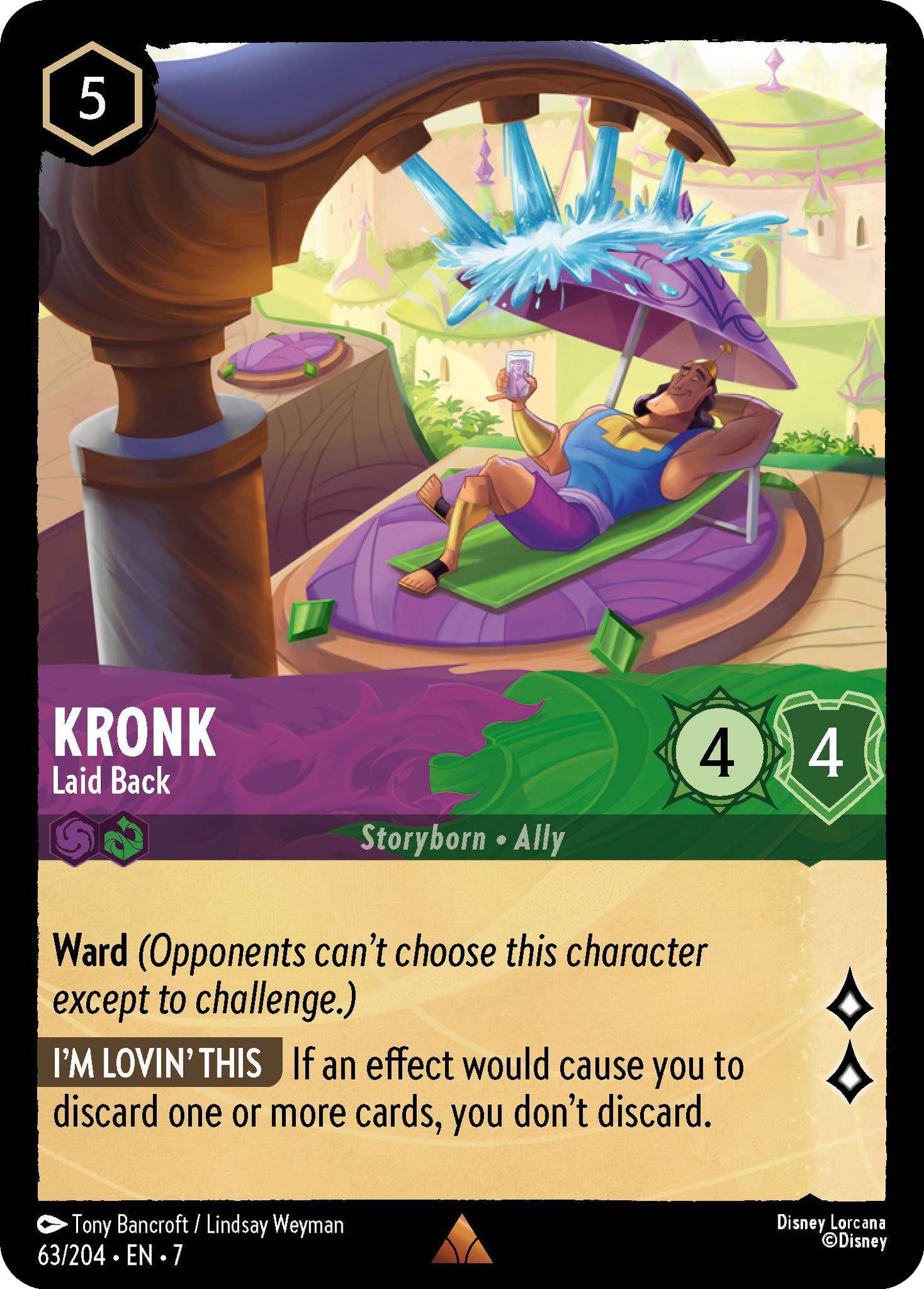 Kronk - Laid Back - 63/204 [Archazia's Island] [Non-Foil]