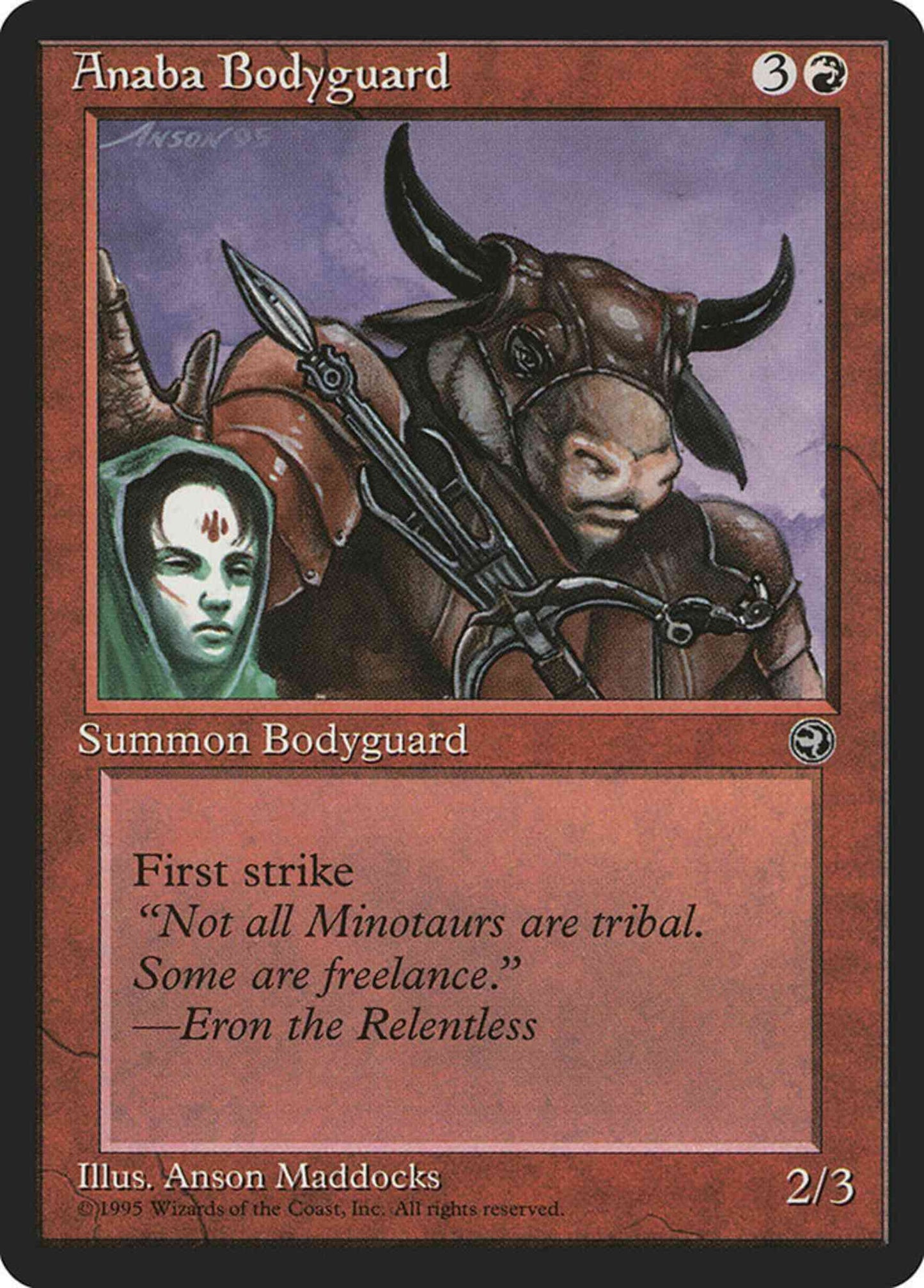 Anaba Bodyguard [66a] [Green Cloak] [Homelands] [Non-Foil]