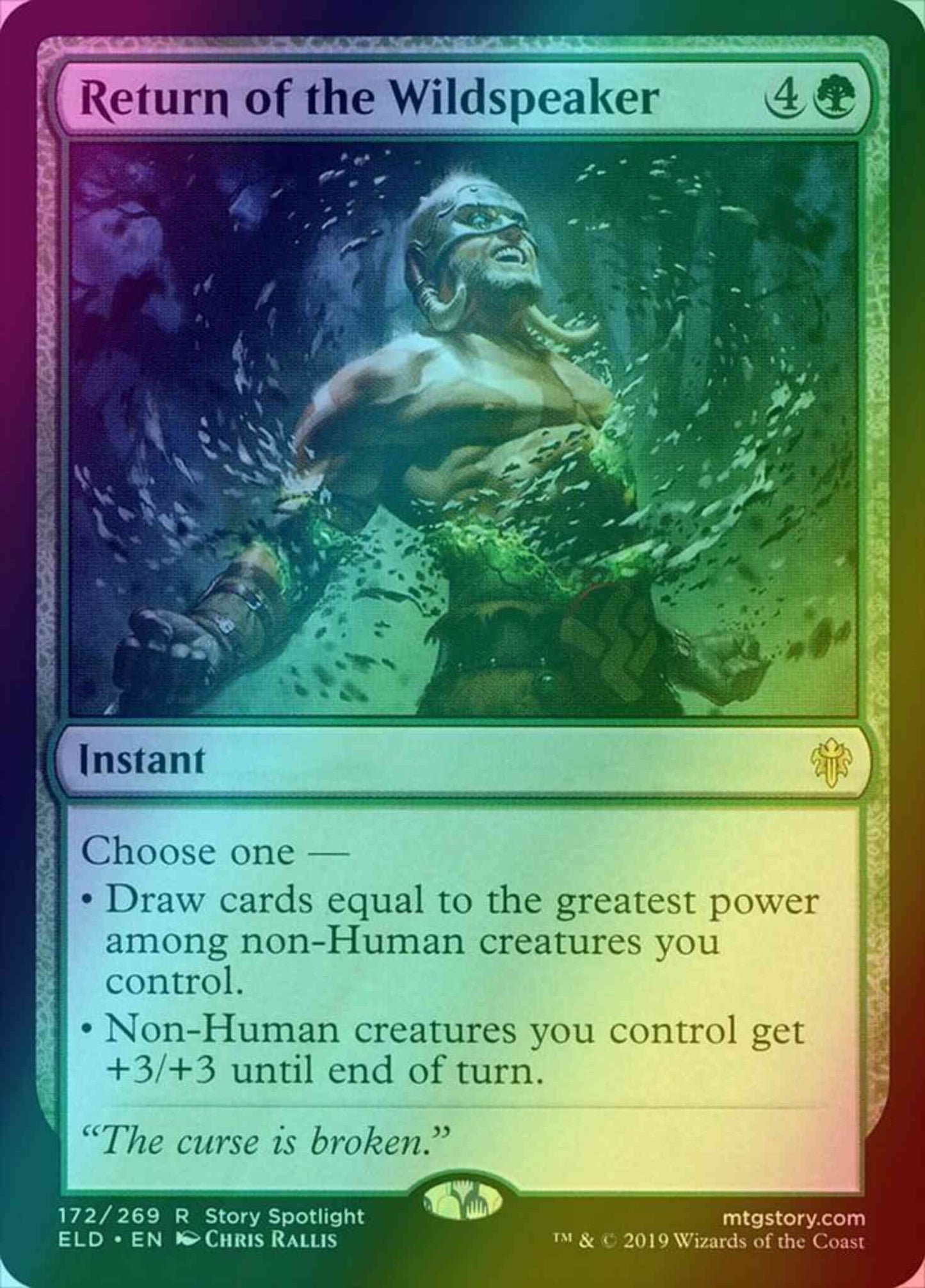 Return of the Wildspeaker [172] [Throne of Eldraine] [Foil]