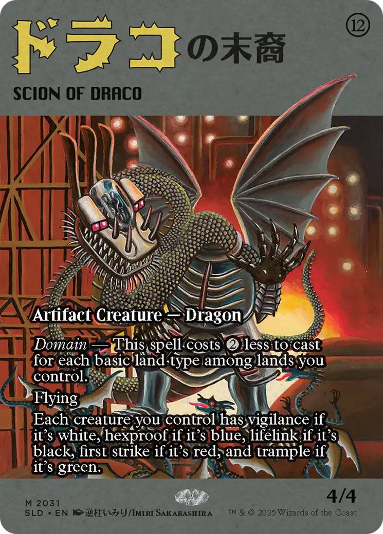 Scion of Draco [2031] [Borderless] [Imiri Sakabashira] [Secret Lair Drop] [Non-Foil]