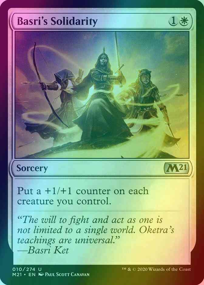 Basri's Solidarity [10] [Core Set 2021] [Foil]
