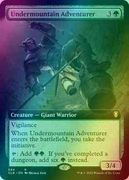 Undermountain Adventurer [594] [Extended Art] [Commander Legends: Battle for Baldur's Gate] [Foil]
