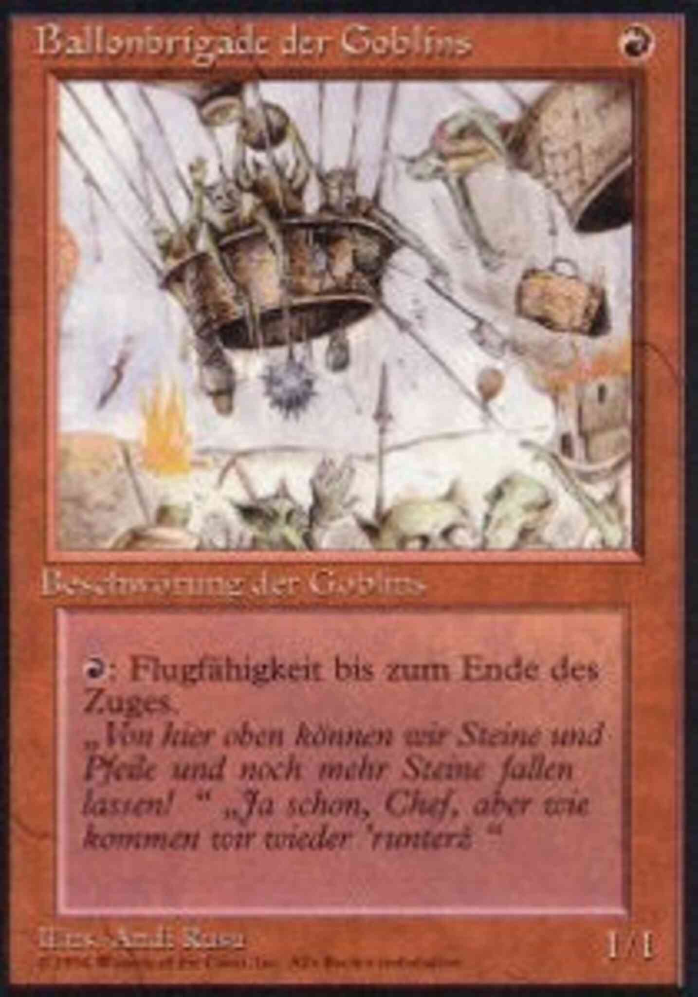 Goblin Balloon Brigade - German [154] [Foreign Black Border: German] [Non-Foil]