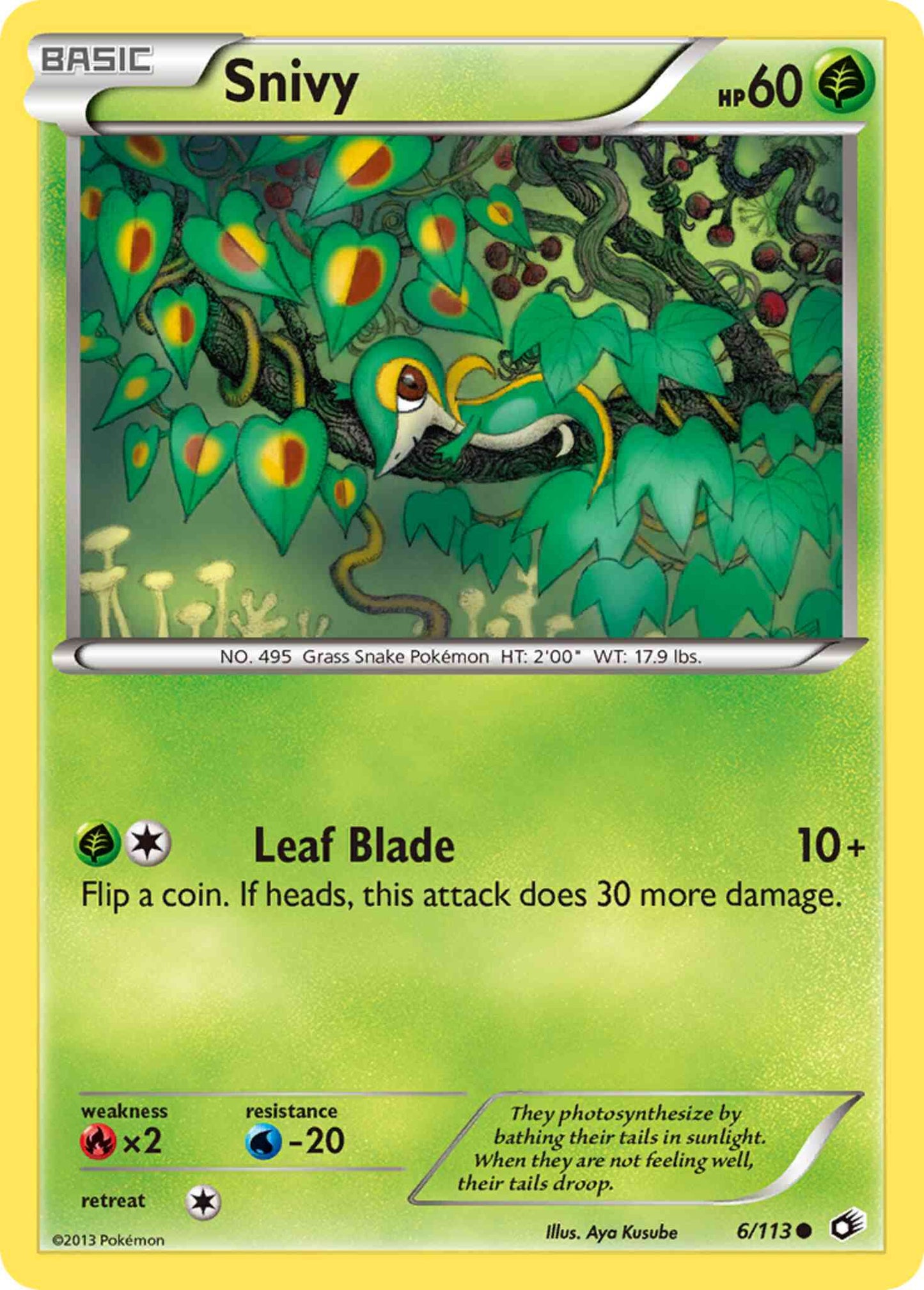 Snivy - 6/113 - Common [bw11-6] [Non-Holo]