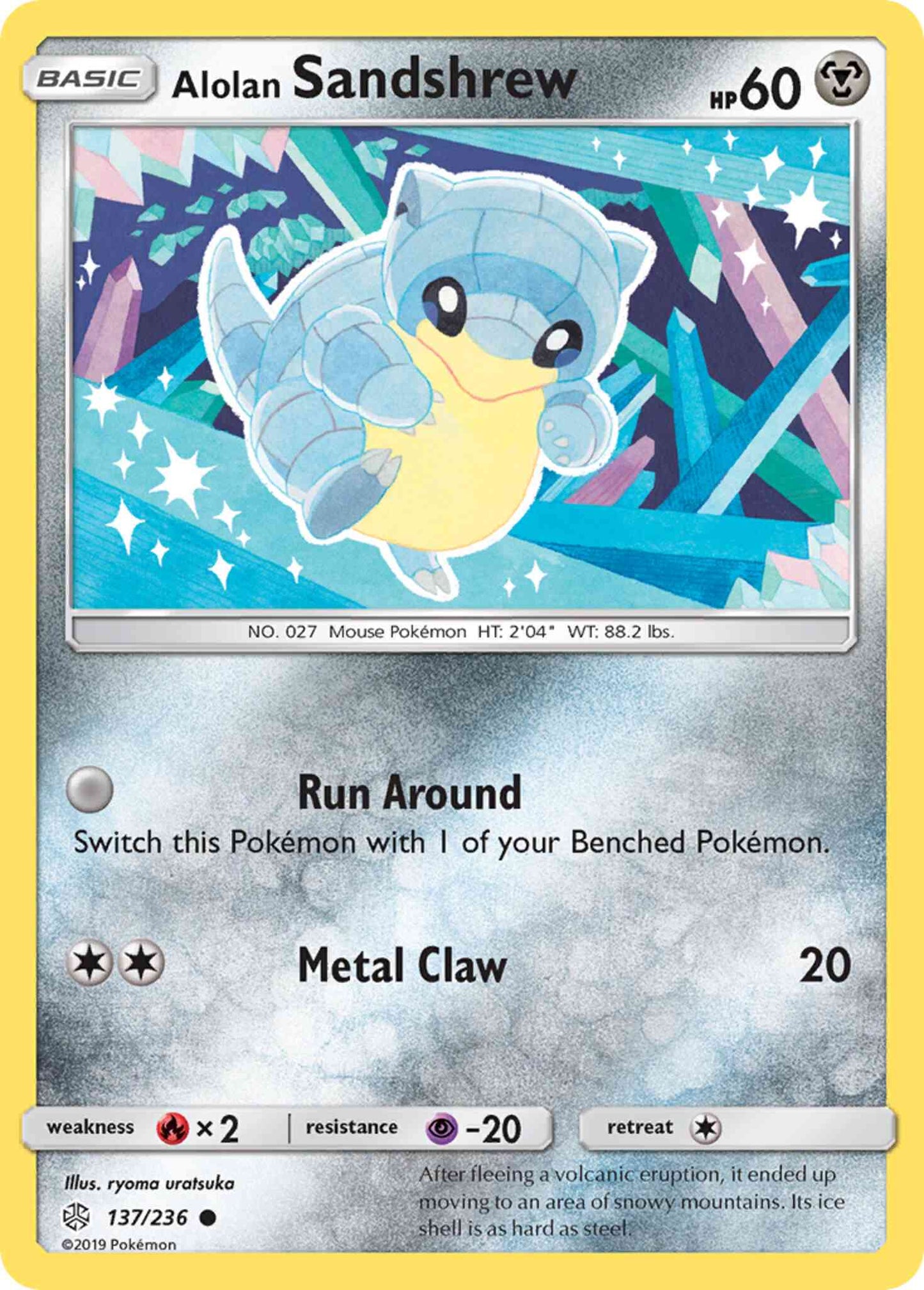 Alolan Sandshrew - 137/236 - Common [sm12-137] [Non-Holo]
