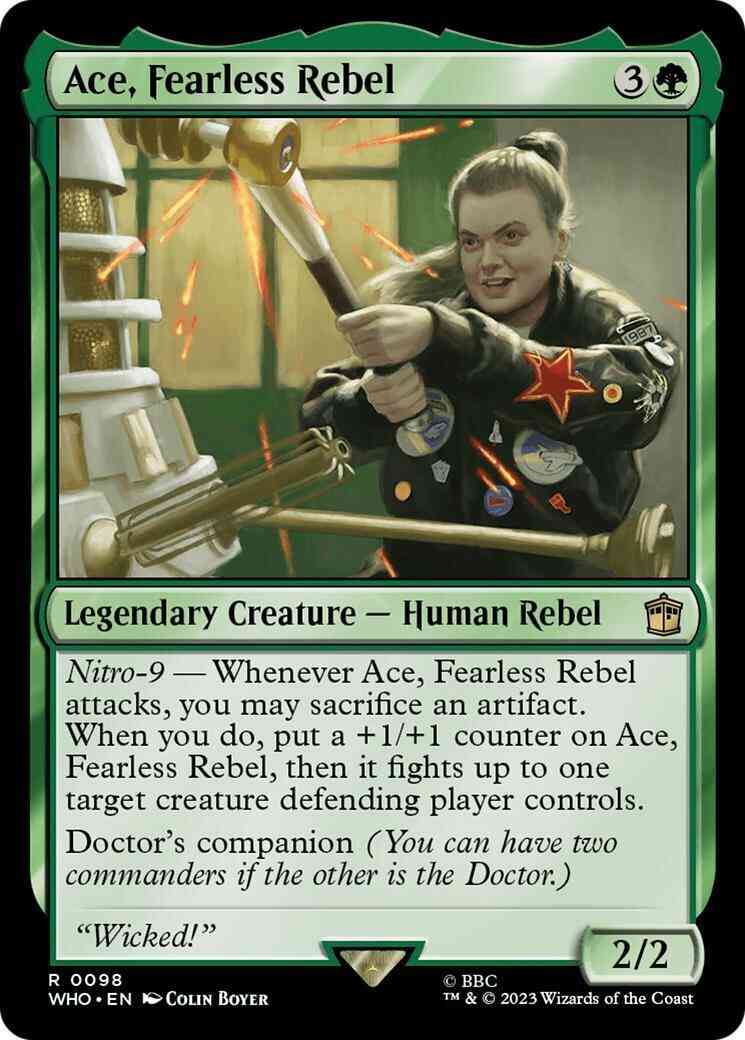 Ace, Fearless Rebel [98] [Universes Beyond: Doctor Who] [Non-Foil]