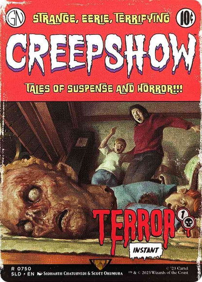 Terror // Terror [0750] [Borderless] [Creepshow] [Secret Lair Drop] [Non-Foil]