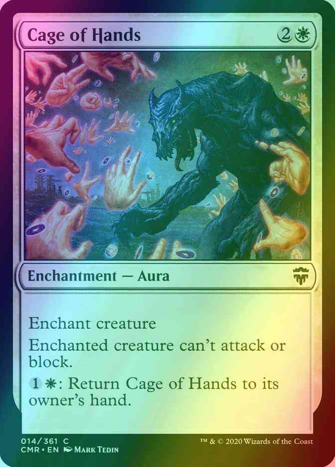Cage of Hands [14] [Commander Legends] [Foil]