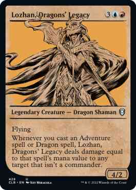 Lozhan, Dragons' Legacy [428] [Rulebook Showcase] [Commander Legends: Battle for Baldur's Gate] [Non-Foil]