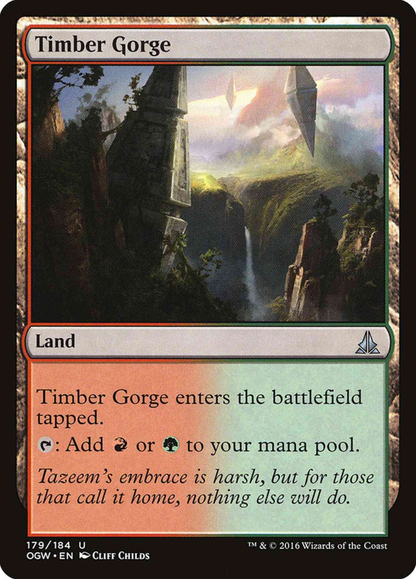 Timber Gorge [179] [Oath of the Gatewatch] [Non-Foil]