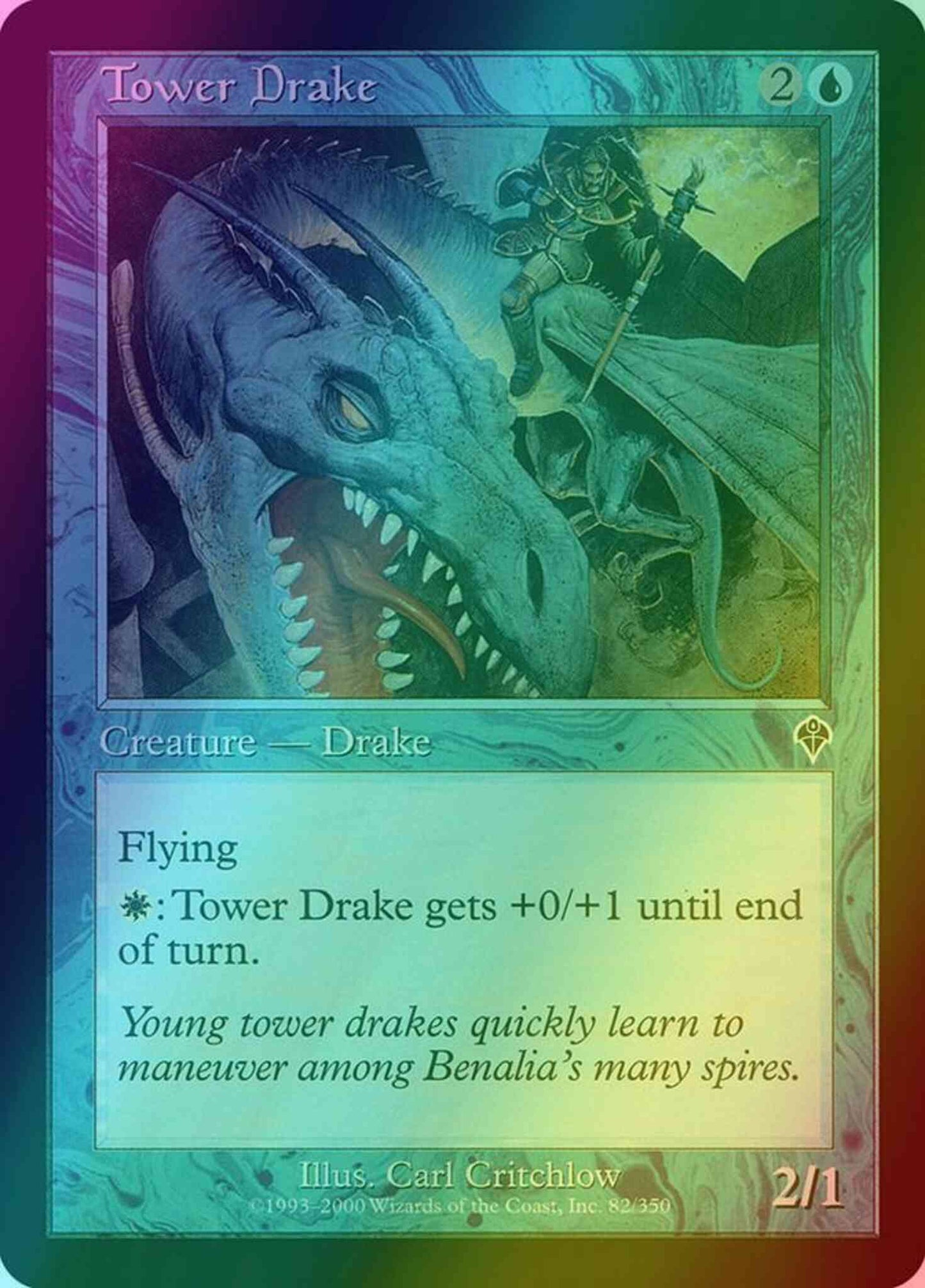 Tower Drake [82] [Invasion] [Foil]