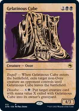 Gelatinous Cube [313] [Rulebook Showcase] [Adventures in the Forgotten Realms] [Non-Foil]