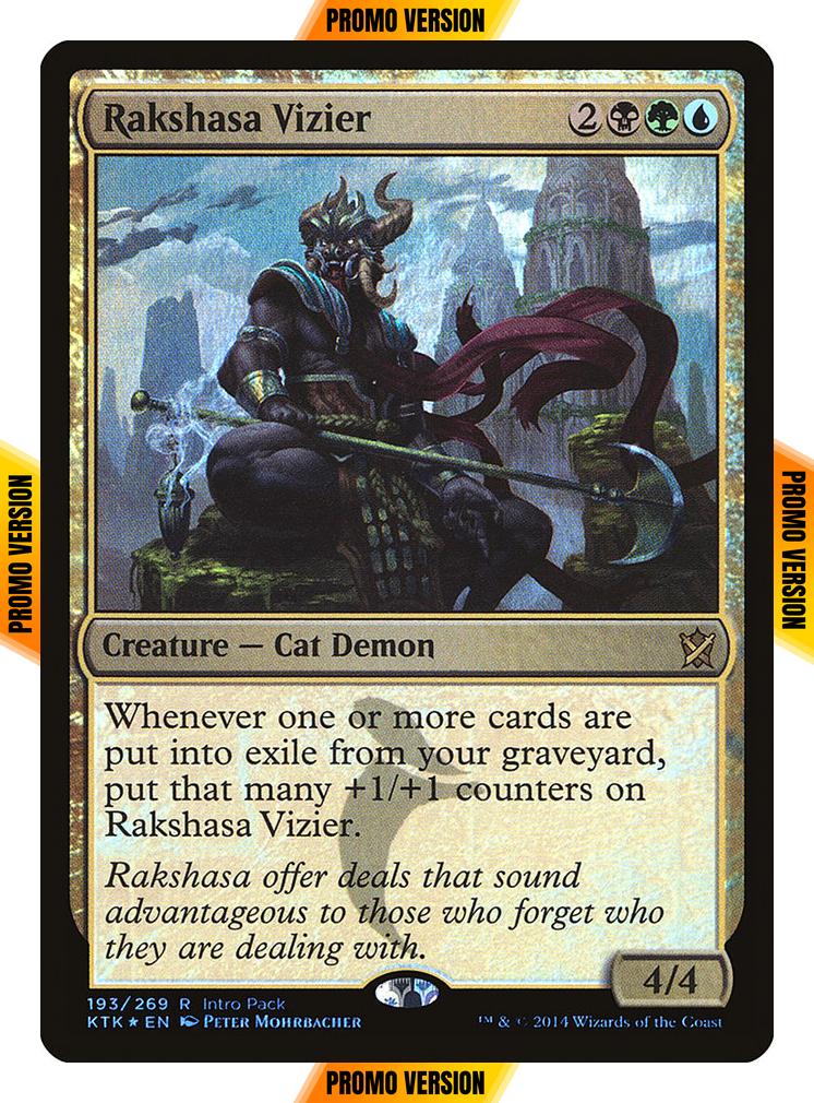 Rakshasa Vizier [193] [Intro Pack] [Khans of Tarkir Promos] [Foil]
